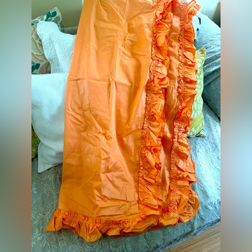 Cotton curtains 2 pair NWOT
